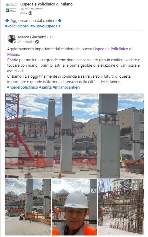 aggiornamenti dal cantiere